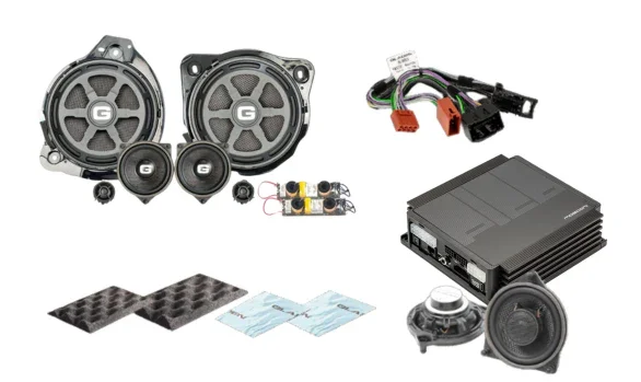 Gladen SU-MB-253-BASIC+ Kit audio SoundUp GA-ONE200.3MB-LD + GA-ONE100MB-DX + amplificatore Pico V2 6|8 DSP per Mercedes GLC