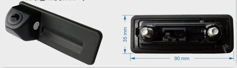 Hardstone HS-RT-AU12H7 Retrocamera custom per AUDI/SKODA, 720P, AHD
