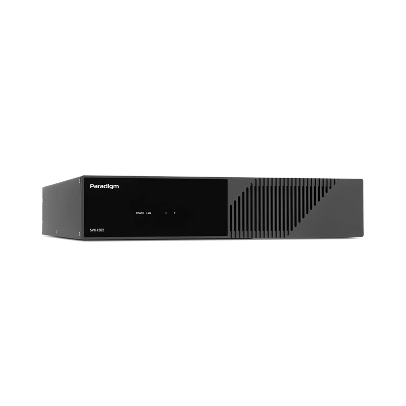 Paradigm SVX-1202 amplificatore professionale 1200W in Classe D con streaming e ARC