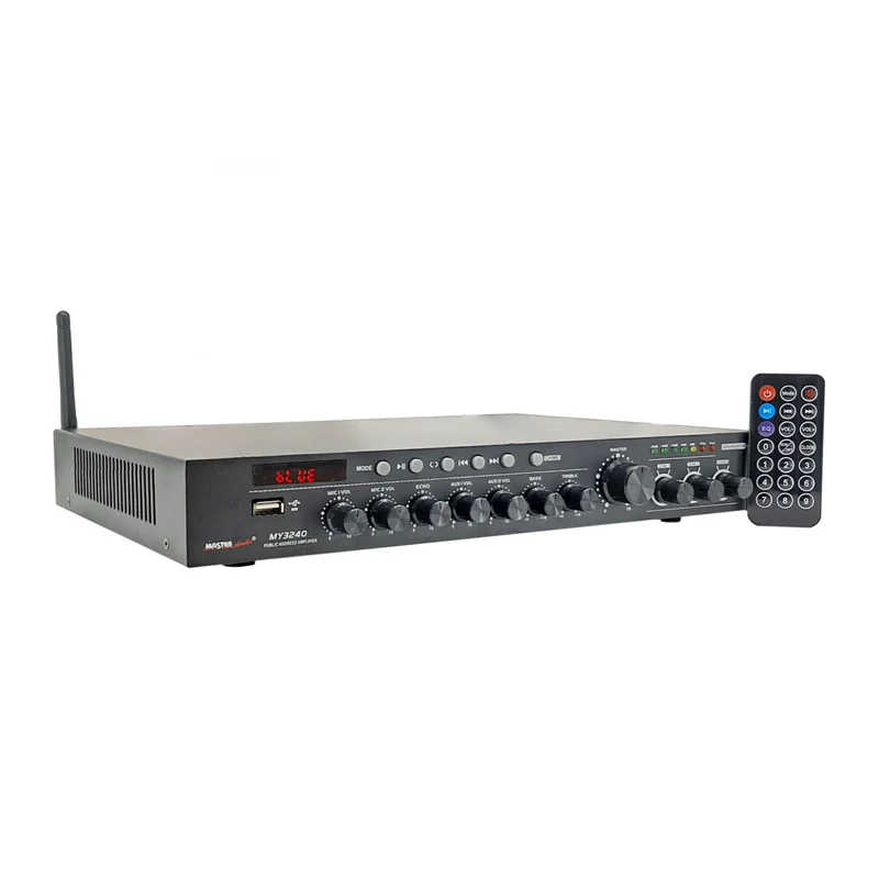 Master Audio MY3240 Amplificatore PA 3 zone compatto 240W con lettore MP3 e BLUETOOTH
