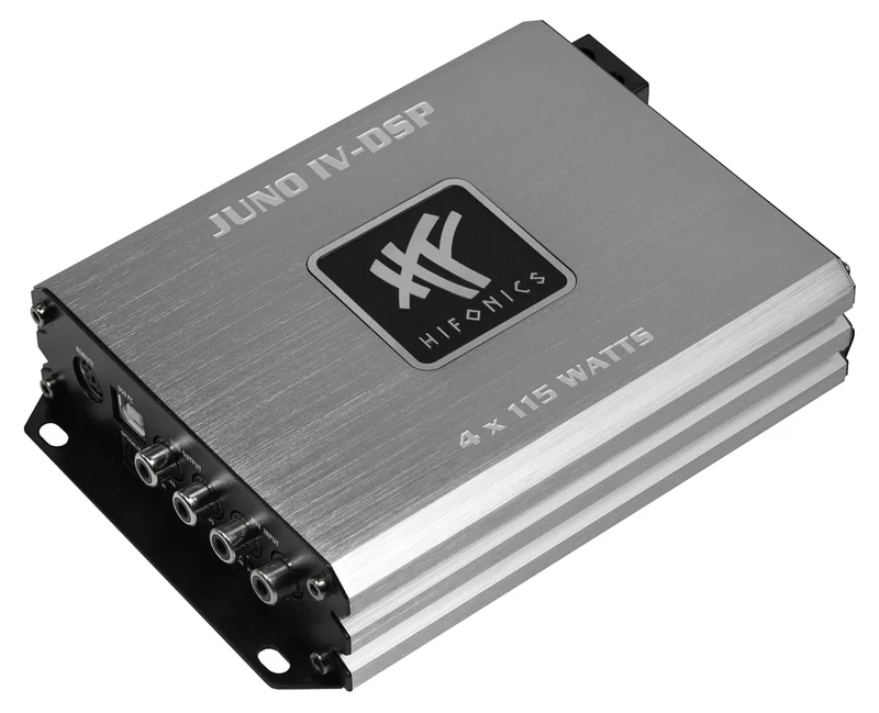 Hifonics HS-JUNO IV-DSP-ISO Amplificatore 4 canali CLASSE D con DSP ULTRACOMPATTO 4x75WW
