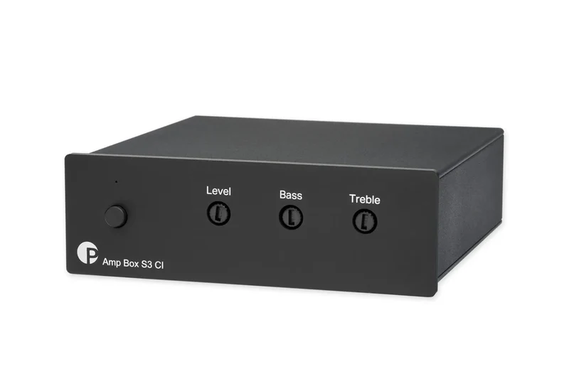 Pro-ject AMP BOX S3 CI Finale di potenza stereo per custom installation. Potenza digitale 2x20W su 8 ohm e 2x34W su 4 ohm