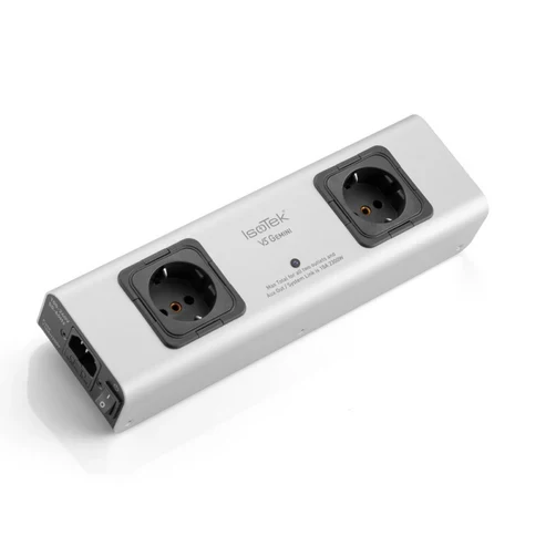 IsoTek V5 GEMINI distributore di alimentazione a 2 prese individuali