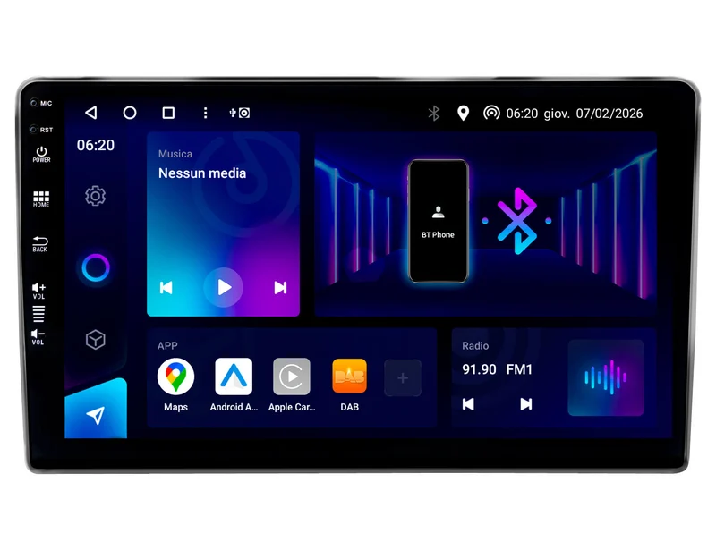 Phonocar SM385 Autoradio Android per FIAT GRANDE PANDA (325) dal 2025 schermo 10.1" QLED