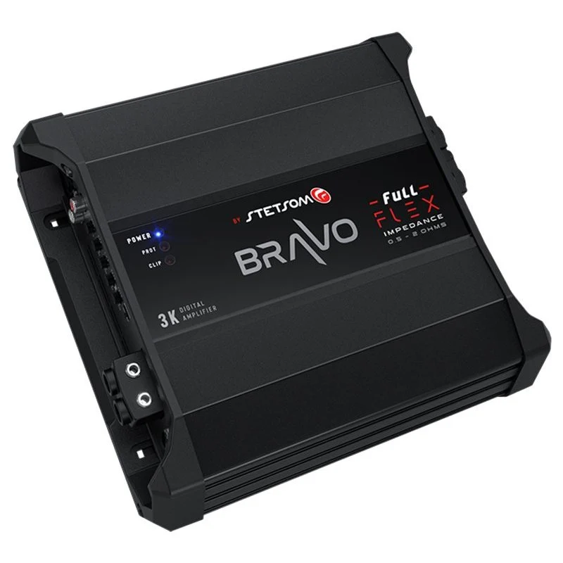 Stetsom BRAVO FLX FR 3K Amplificatore digitale per auto 3000W RMS 0.5-2 Ohm