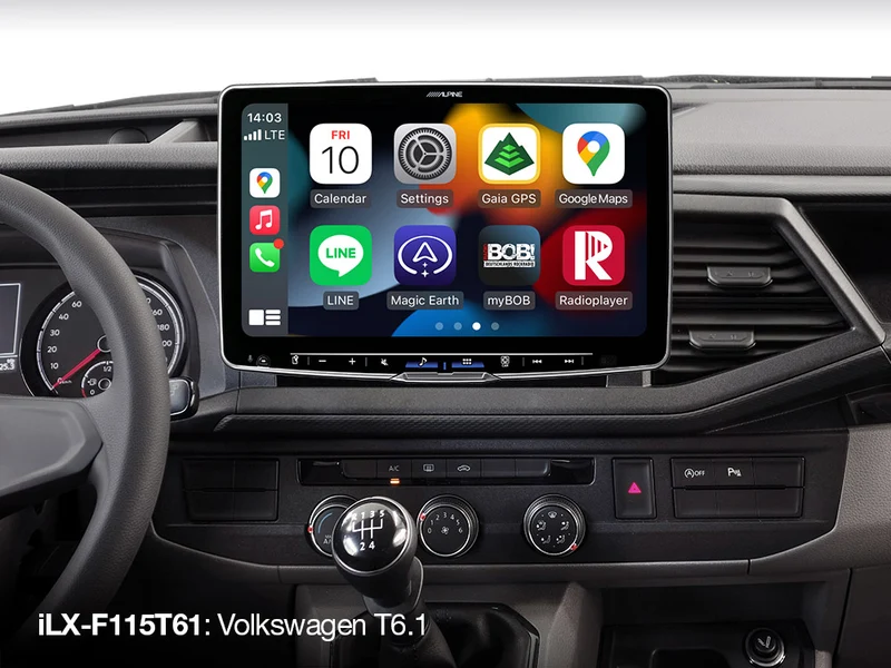 Alpine ILX-F115T61 Autoradio HALO da 11" per VW T6.1 (2019-2022)
