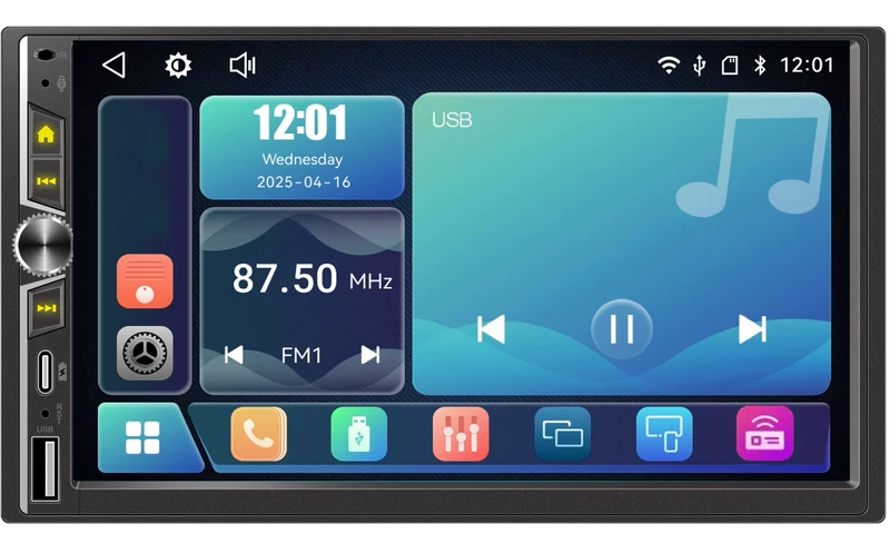 BULLDRAFT AP1C010 Autoradio 2 DIN Apple Car Play Android Auto wireless