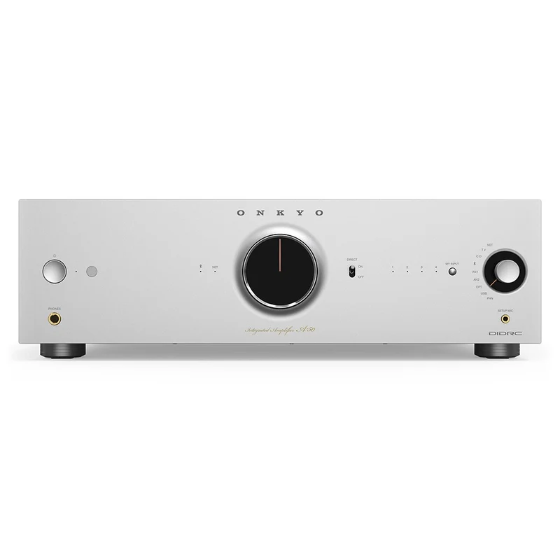 ONKYO ICON A-50 SILVER Amplificatore integrato in Classe AB con potenza di 140 Watt