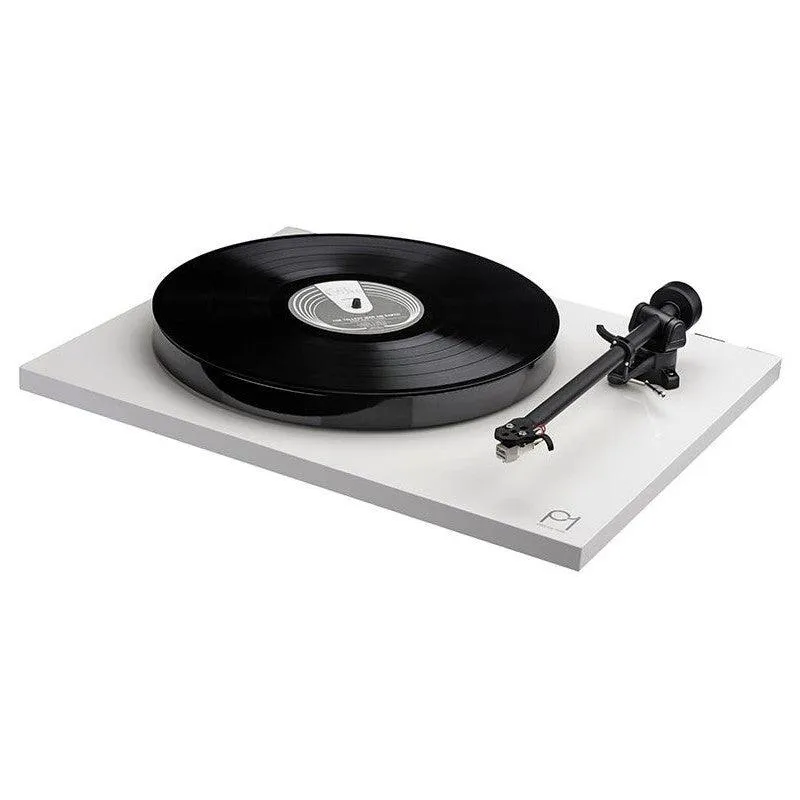 REGA Planar 1 BIANCO SATINATO Giradischi braccio RB110 e testina Carbon motore 24V