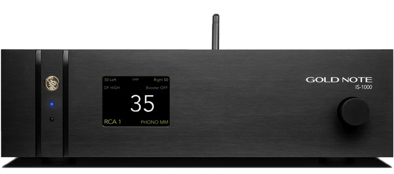 Gold Note IS-1000 MKII LINE Super Amplificatore Integrato Hi-End, Streamer di rete Wi-Fi e LAN 192kHz/24bit