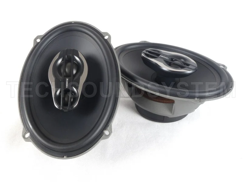 HERTZ MPX 690.3 Set coassiali per auto tre vie 6"x9" 260W Peak Power + Griglie