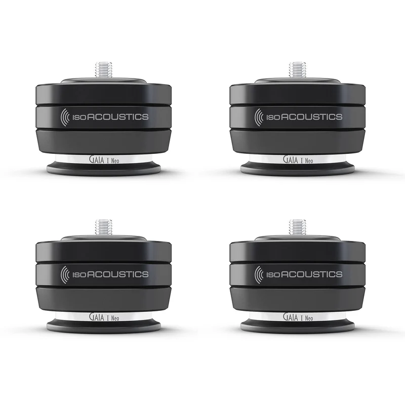 Isoacoustics GAIA I NEO Isolanti acustici per diffusori, Peso ammesso 100 Kg (set da 4 PZ)