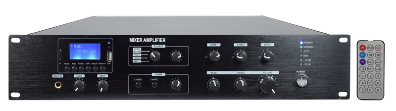 GLEMM PAA 225BMZ Amplificatore PA 3 zone 225W a 100V/16ohm