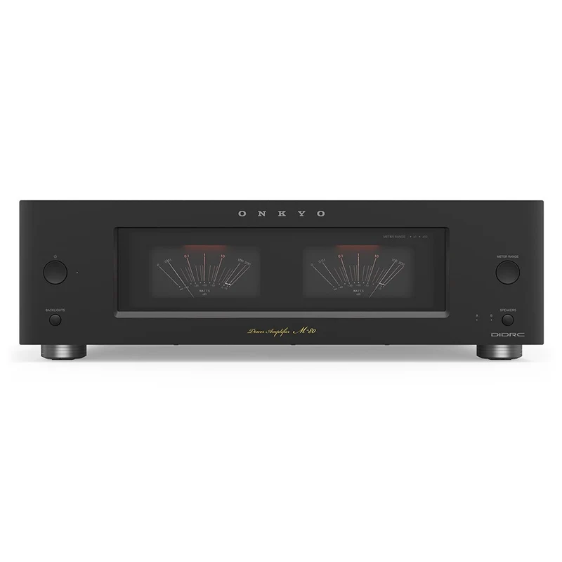 ONKYO ICON M-80 BLACK Amplificatore finale di potenza Classe AB 2x150W su 8 Ohm,2x200Wt su 4 Ohm