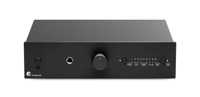 Pro-ject PRE BOX S3 Preamplificatore/Convertitore. Circuitazione Dual Mono. Componentistica selezionata