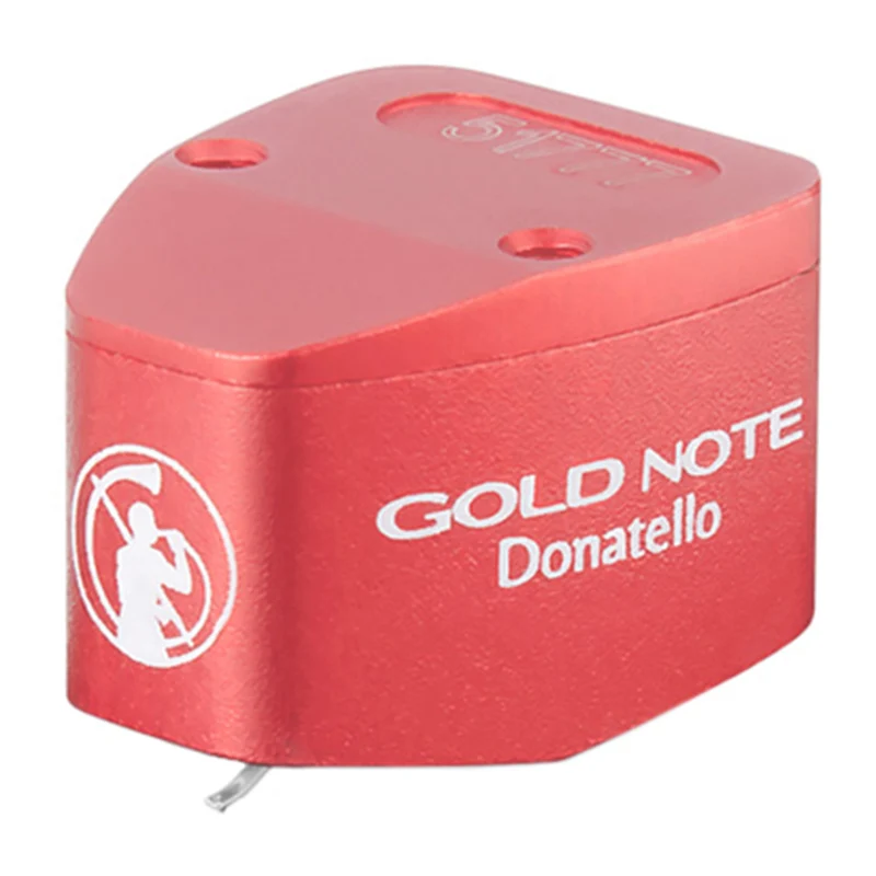Gold Note Donatello Red testina phono MC ad alta uscita con stilo Micro Ellittico