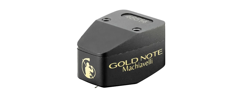 Gold Note Machiavelli MKII Gold testina phono MC a bassa uscita con stilo Line Contact