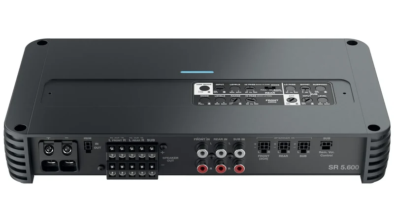Audison SR 5.600 amplificatore per auto 6 canali classe AB/D 2ohm 4x115W+1x550W