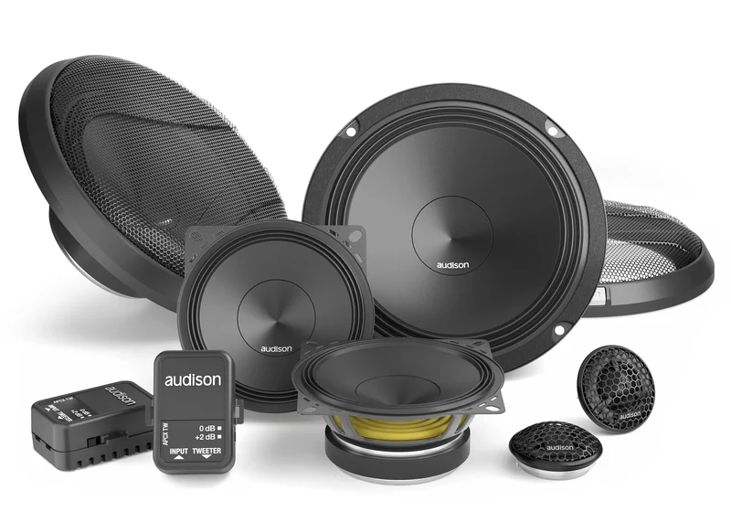 Audison APK 163 kit altoparlanti 3 vie 165mm 4 ohm 375W