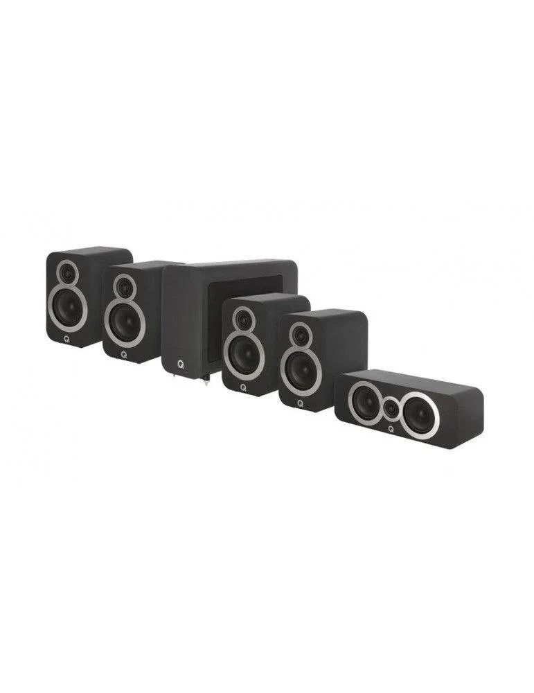Q Acoustics Q 3010C 5.1 CINEMA PACK sistema composto da 2 cp Q3010C + Q3090C Centre + Q3060S subwoofer