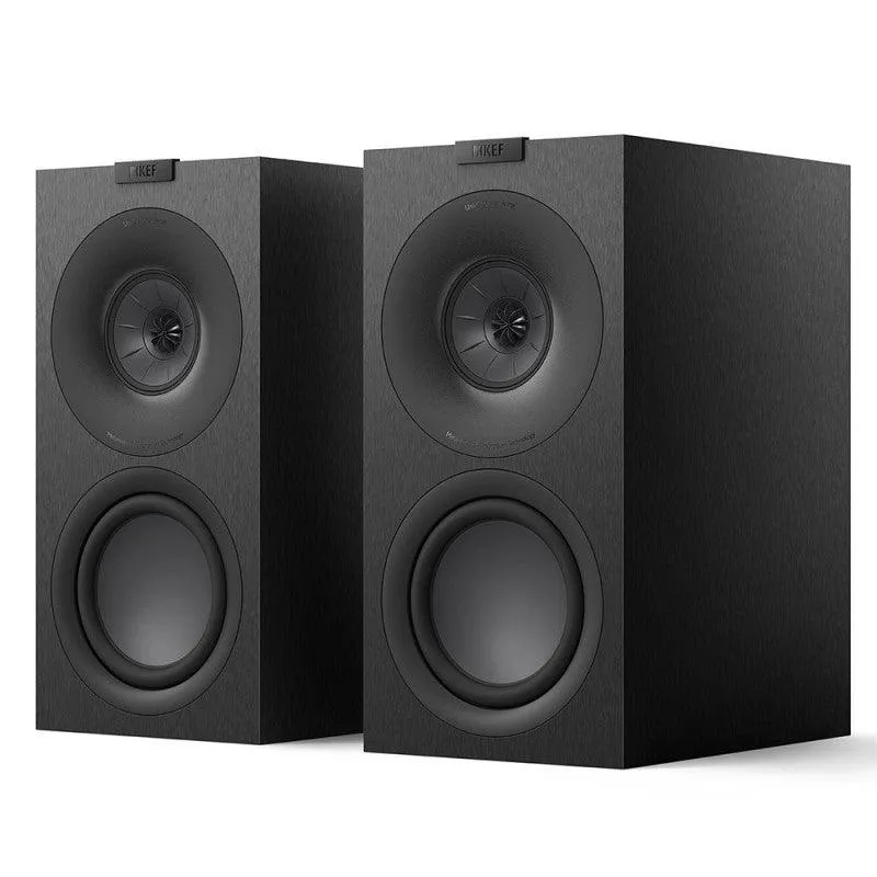 Kef Q Concerto META Black Diffusore da Scaffale 3 vie 180W driver Uni-Q Array (COPPIA)