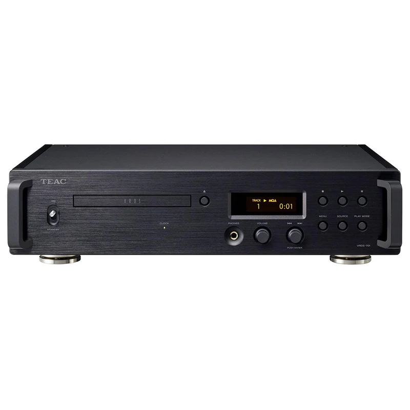 TEAC VRDS-701 BLACK Lettore CD con DAC e meccanismo VRDS, decodifica MQA