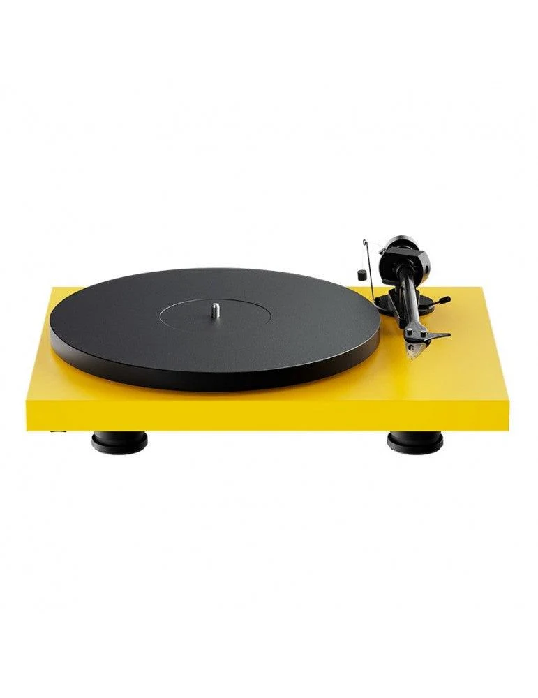 Pro-Ject Debut EVO 2 GIALLO SATINATO Giradischi compreso di braccio e testina Pick IT MM Evo