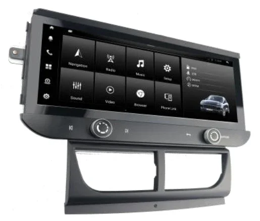 Hardstone HS PHE77-ALZ CUSTOM FIT ANDROID per Porsche Macan schermo 12.3" PCM 4.0, IPS UHD 2400X900