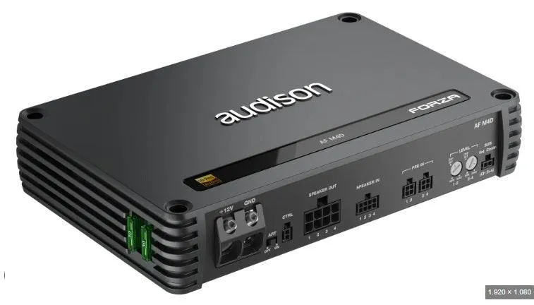 Audison AF M4D Amplificatore 4 canali 1040W | 4x260W @ 2ohm