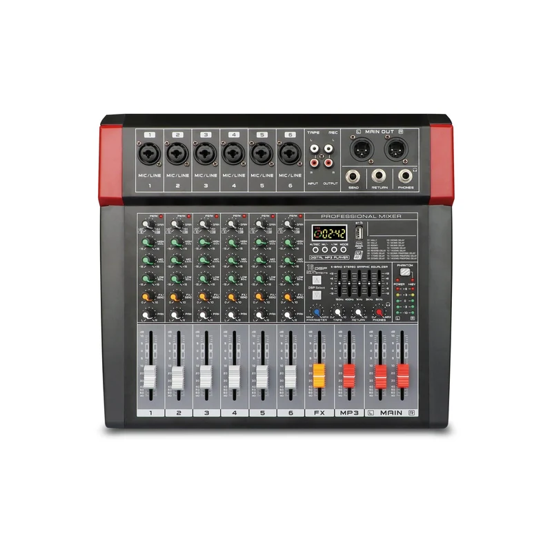 GLEMM MXP 8C Mixer microfonico 8 canali
