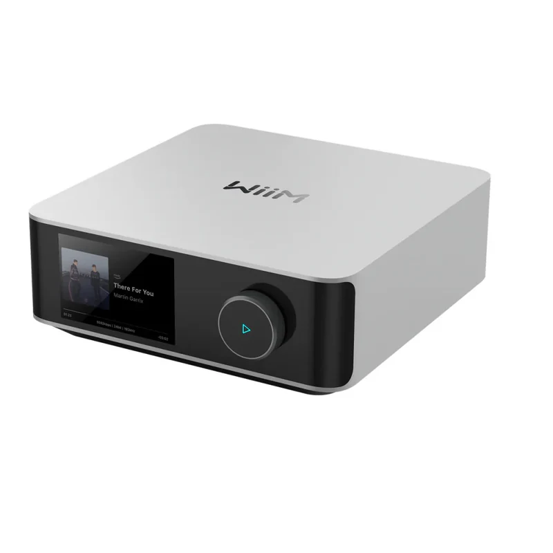 WiiM Ultra SILVER Streamer di rete DAC SABRE ES9038 Q2M premium a 32 bit/384 kHz e amplificatore per cuffie