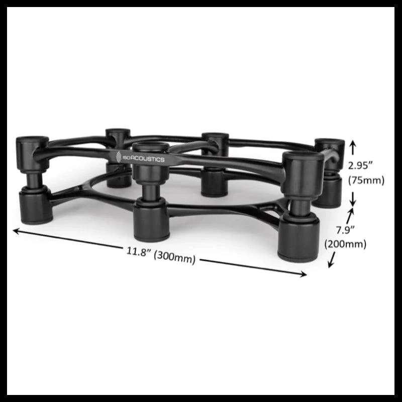Isoacoustics Aperta 300 disaccoppiatore acustico per diffusori centrali o bookshelf con peso fino a 27 kg
