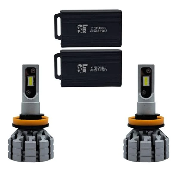 Alkor WLKLED-WEZEN-H11 kit LED H11 Wezen 12 Volt 55W da 17.000 LUMEN!! Filtro HYPERCANBUS
