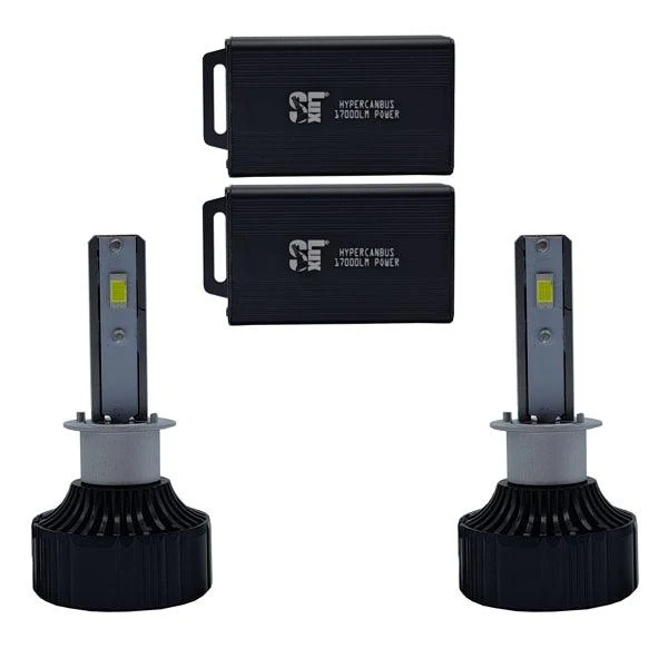 Alkor WLKLED-WEZEN-H1 kit LED H1 Wezen 12 Volt 55W da 17.000 LUMEN!! Filtro HYPERCANBUS