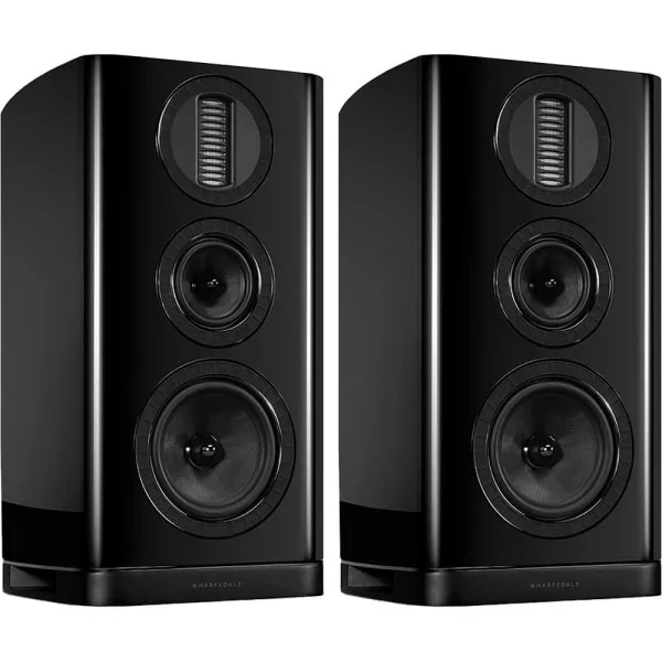 Wharfedale AURA 2 NERI Coppia diffusori Hi-End da stand 2 vie bass-reflex 150W