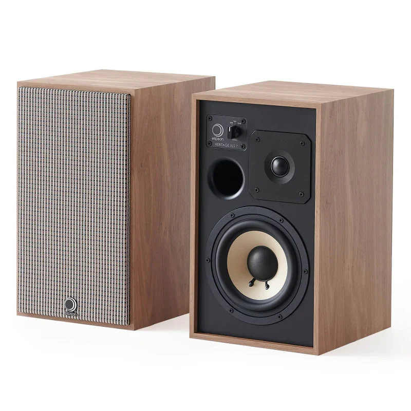 ELIPSON HERITAGE XLS 7 LIGHT OAK diffusori da scaffale vintage 2 vie da 180W (COPPIA)