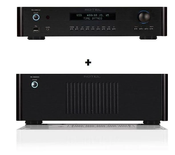 ROTEL RC-1572 MKII + RB-1552 MKII Amplificatore Finale 120+120W + Preamplificatore Hi-fi **OCCASIONE**