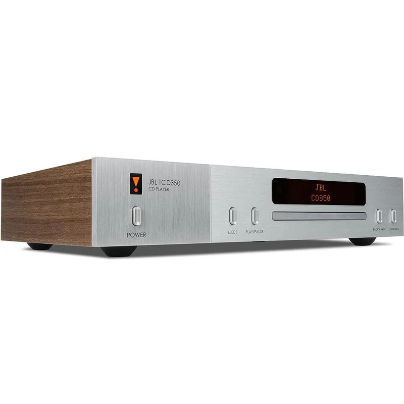 JBL CD350 Lettore CD stile retrò. Conversione D/A Burr Brown PCM1796. Uscita digitale coassiale e ottica