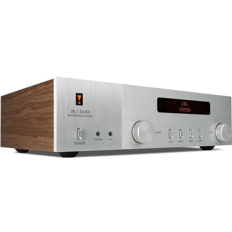 JBL SA550 Amplificatore integrato 2x90W su 8ohm e 2x150W su 4ohm. Stadio finale di potenza in classe G