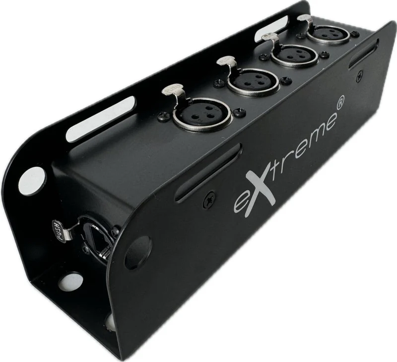 EXTREME SB4XFCAT MINI STAGEBOX EXTENDER AUDIO - DMX SU RJ45 CON 4 CONNETTORI XLR FEMMINA