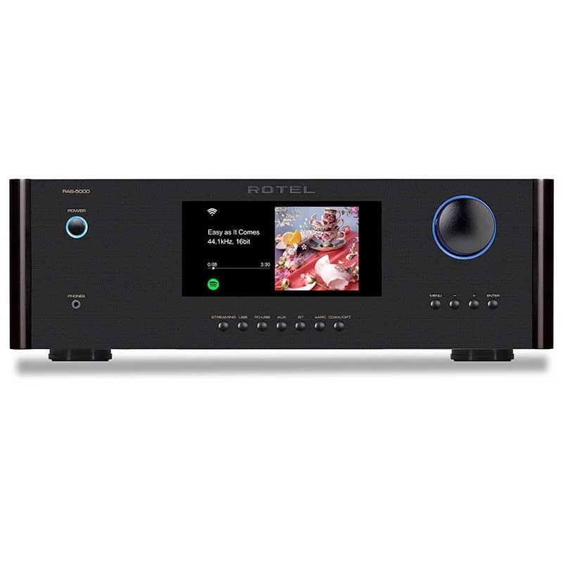 Rotel RAS-5000 Amplificatore integrato con streamer di rete Bluetooth aptX HD. Airplay 2. Google Cast. MQA Studio