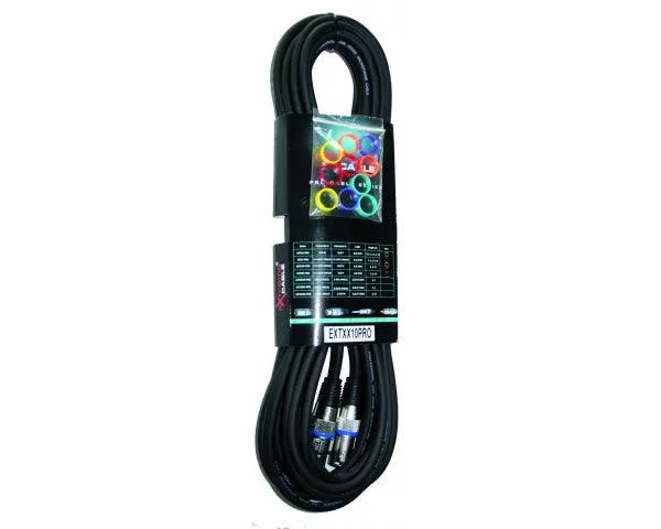 EXTREME CAVO MICROFONO/CASSE 10 METRI 1 CONNETTORE XLR MASCHIO 1 FEMMINA + STRAP + 12 ANELLINI CAVO MICROFONICO 6.5MM CONNETTORI SMONTABILI METALLO ANTISCIVOLO