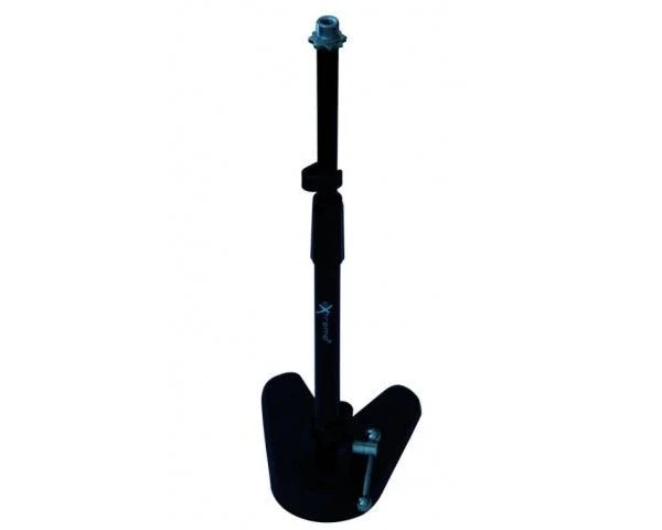 EXTREME MS2B ASTA MICROFONO BASE PESATA REGOLABILE SUPPORTO DA TAVOLO + ADATTATORE PER PINZA MICROFONICA