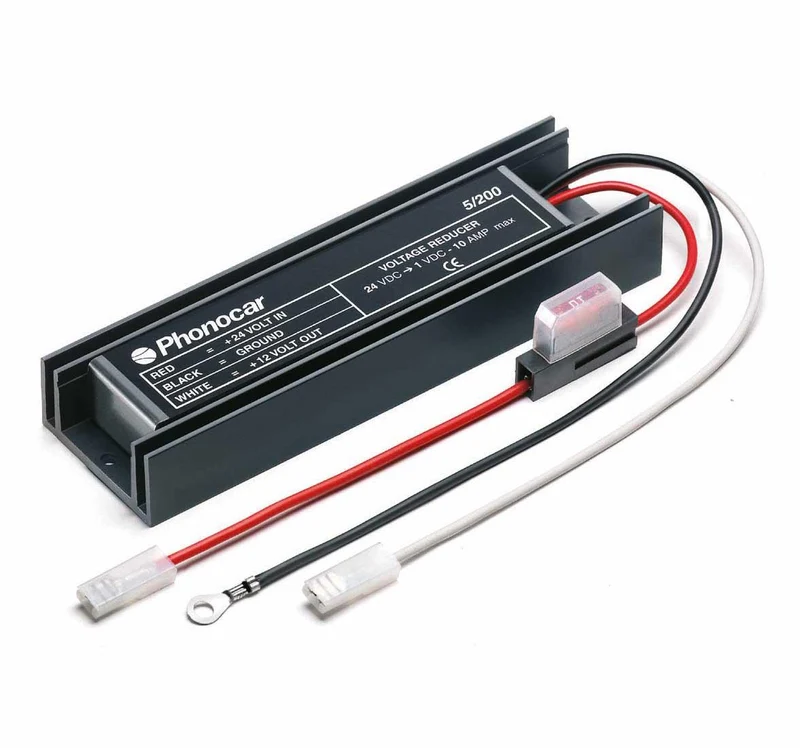 Phonocar 05200 Riduttore di tensione da 24V a 12V 10 Ampere
