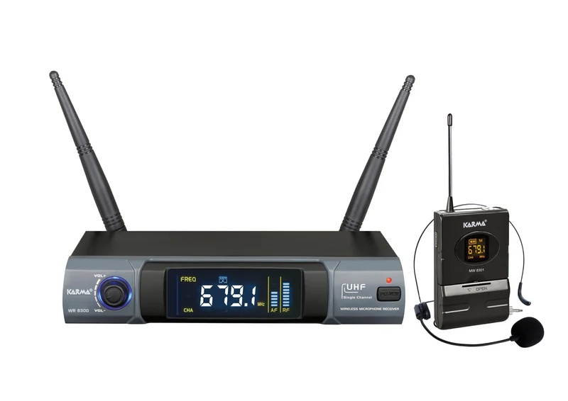 KARMA SET 8300LAV Radiomicrofono UHF con archetto