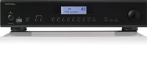 Rotel A-14 MKII NERO amplificatore integrato 2 canali 80W, PC-USB con MQA, Bluetooth AptX