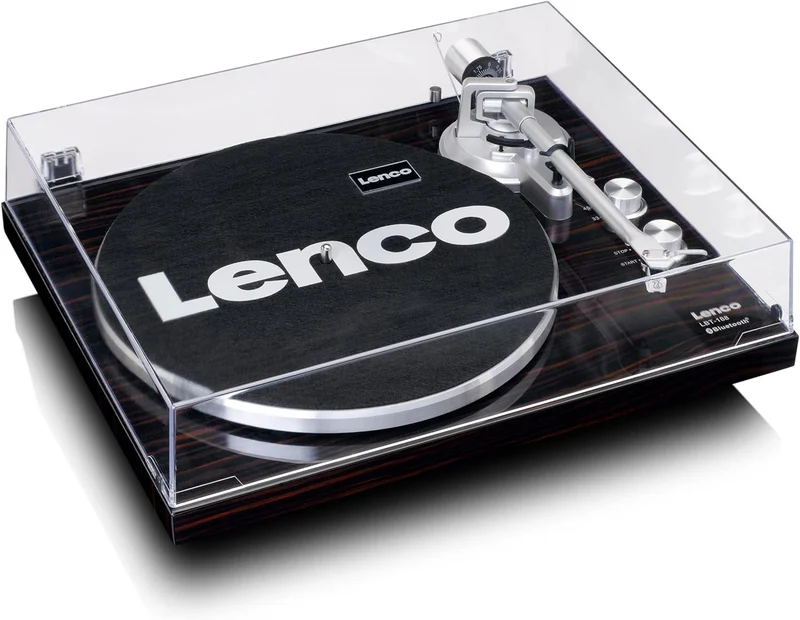 LENCO LBT-188 Giradischi slim con Bluetooth,Porta USB per connessione a PC