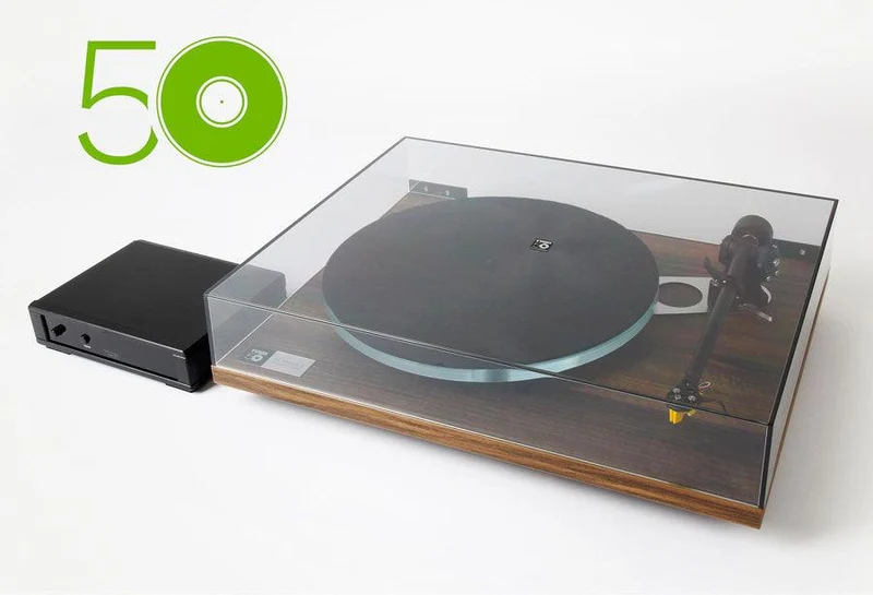 REGA PLANAR 3 Giradischi 50° anniversario con alimentatore esterno PSU + testina EXACT MM