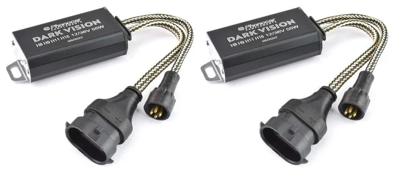 Phonocar 07384 interfaccia potenziata da 55W per lampade LED DARK VISION H8, H9, H11 e H16