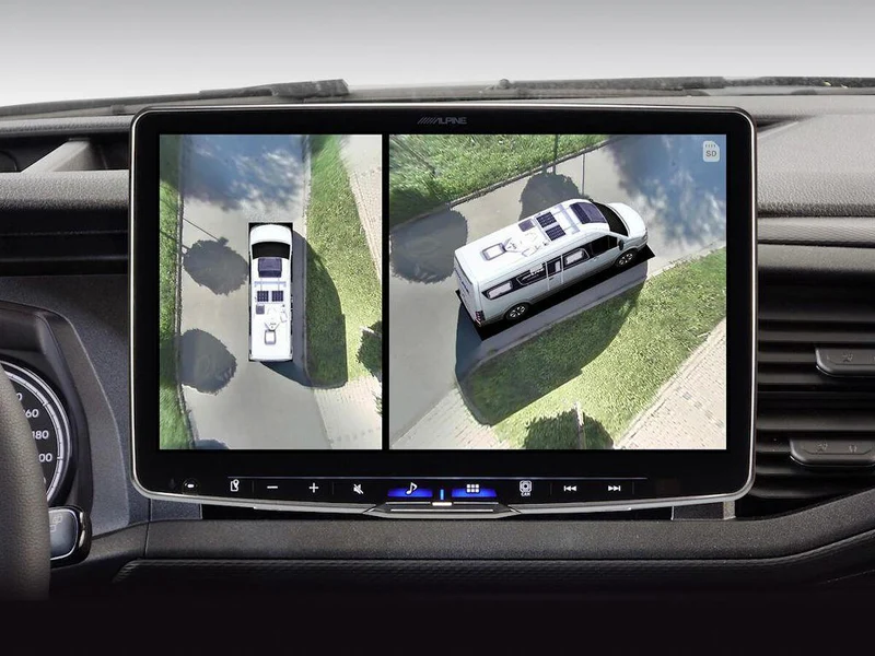 Alpine HCS-T100 Sistema di telecamere a 360° per camper e furgoni *NOVITA'*